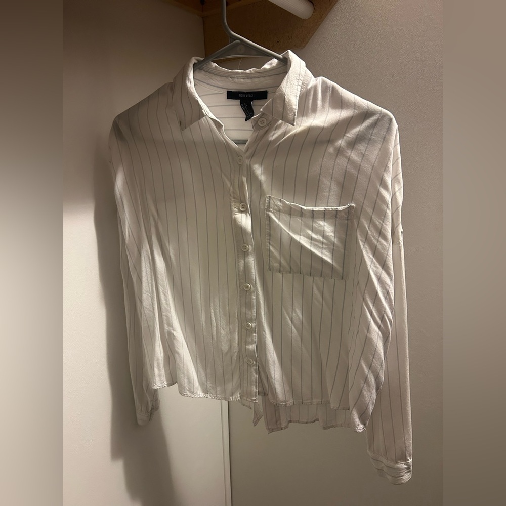 Forever 21 Striped Blouse